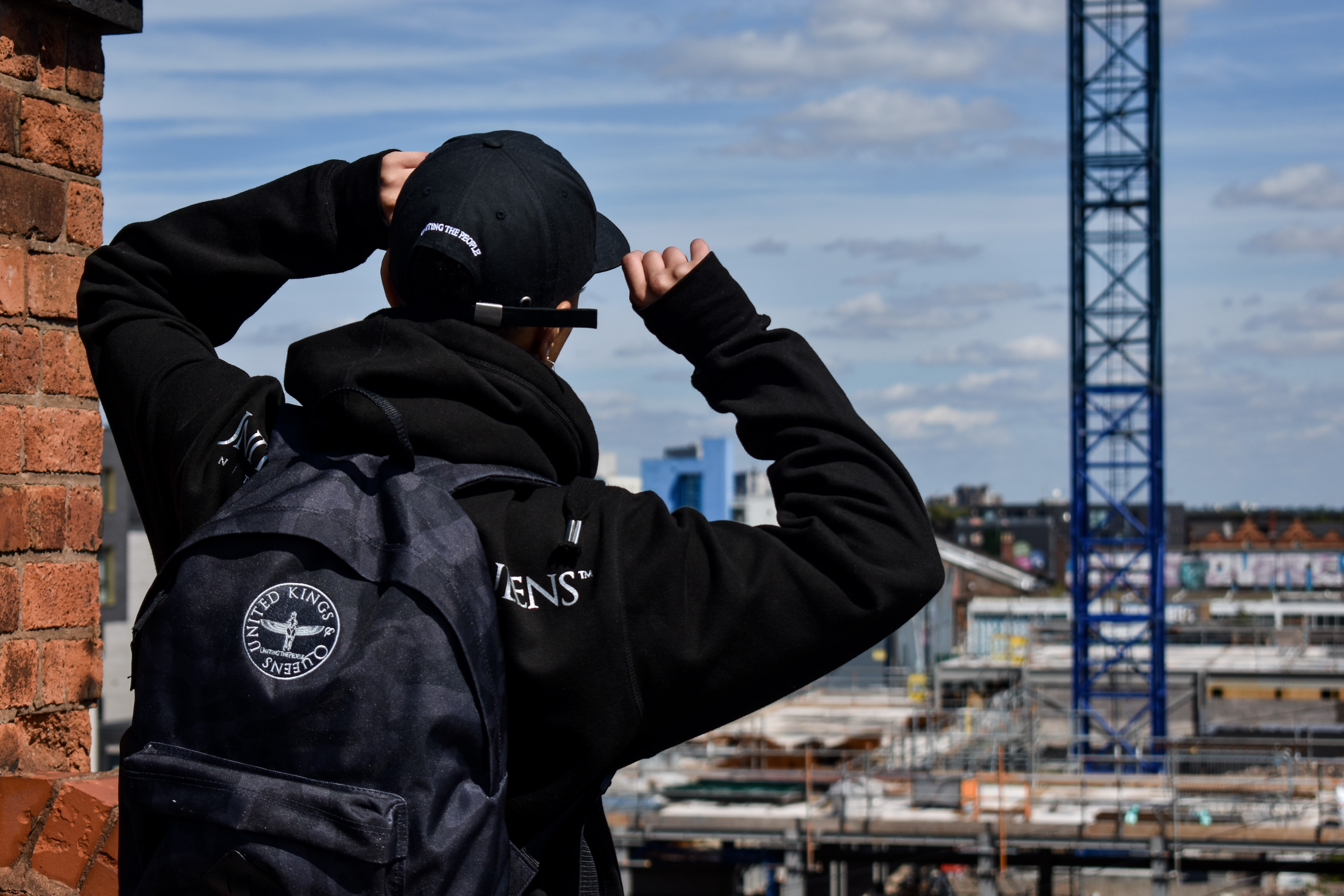 United Kings and Queens backpack and hoodie