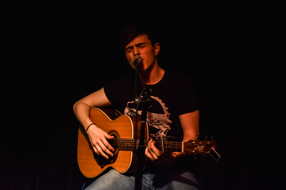 Sean Duggan at performing at the Jam house Birmingham