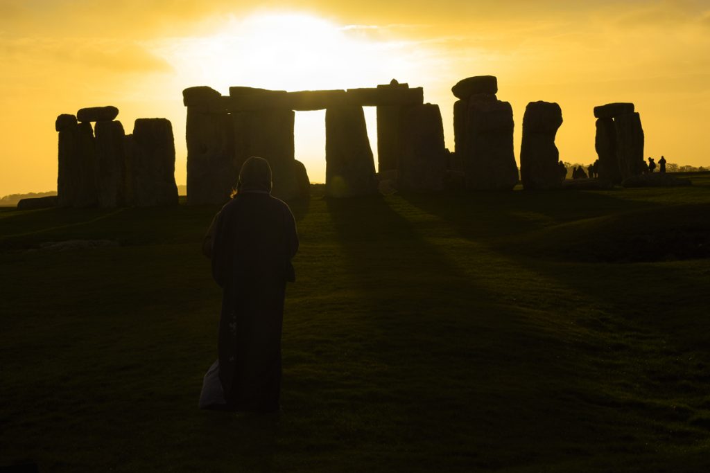 Stonehenge druids monuments and sunsets