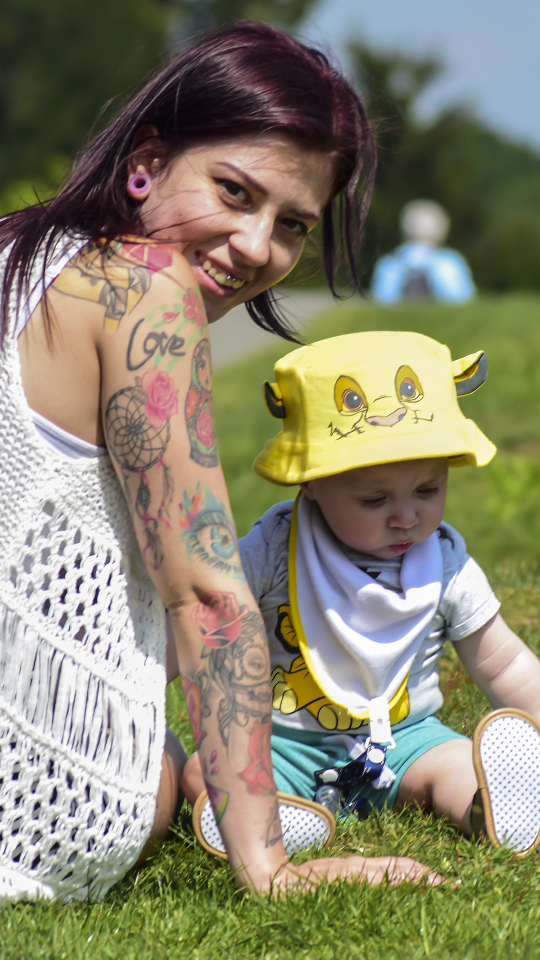 King-sii and Gemma at Bradgate park